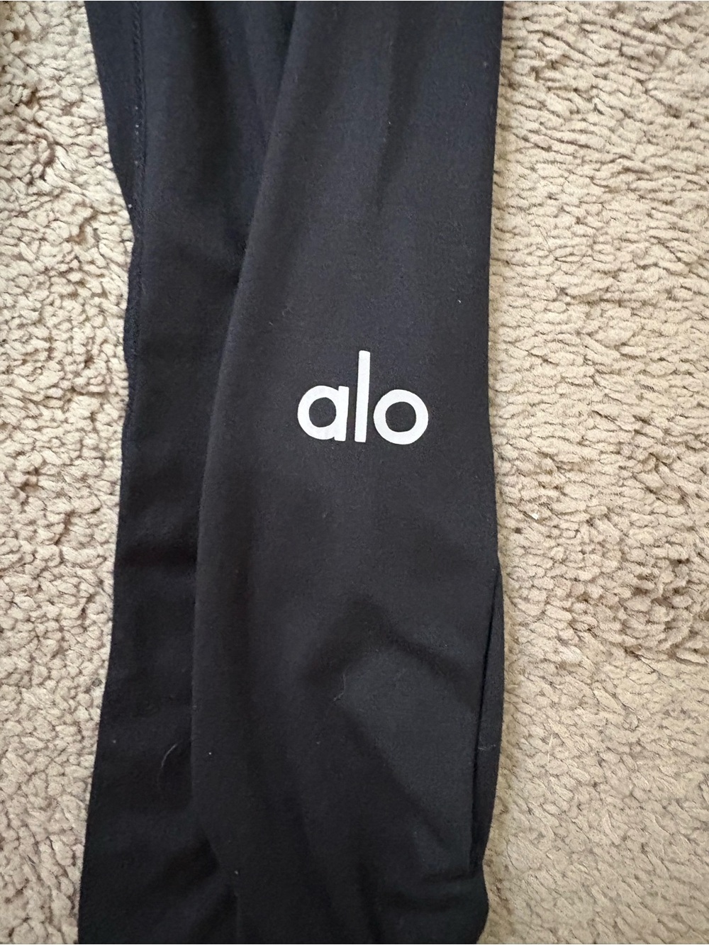 ALO Yoga Black Logo Leggings